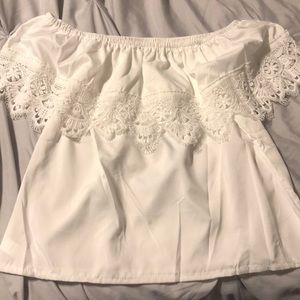 Brand new never worn off the shoulder shirt